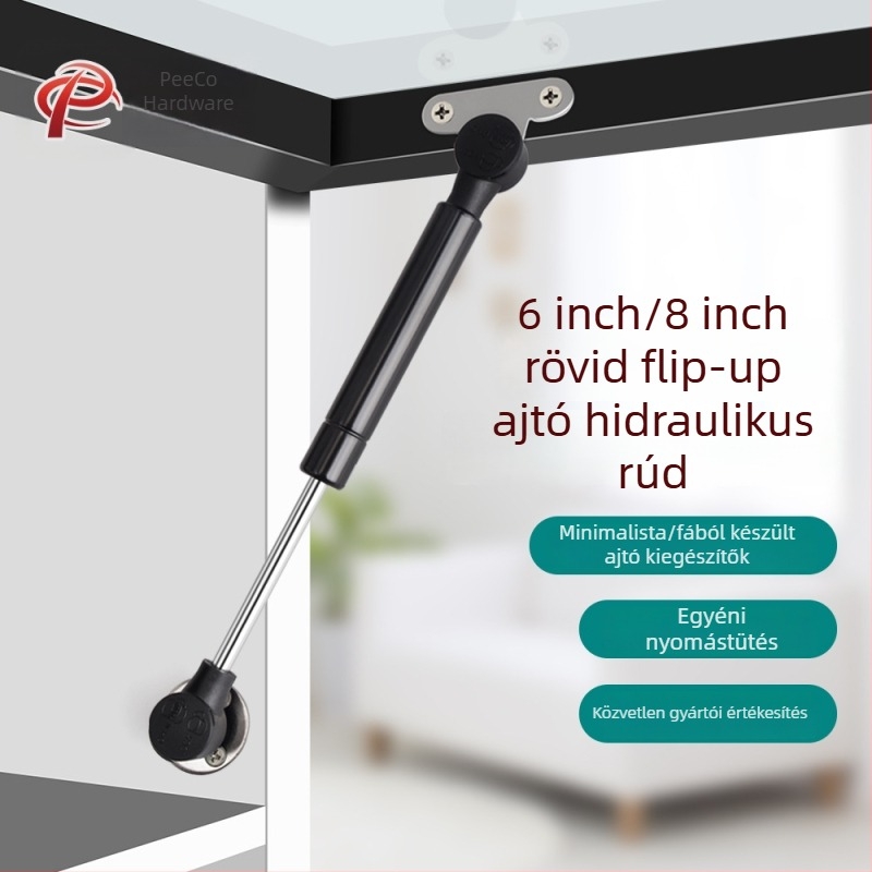Rövid tartó rúd alumínium keretes üveges ajtókhoz — Anyag: hidegen hengerelt acél + ABS, Gyártás: öntés préseléssel, Modern minimalista stílus