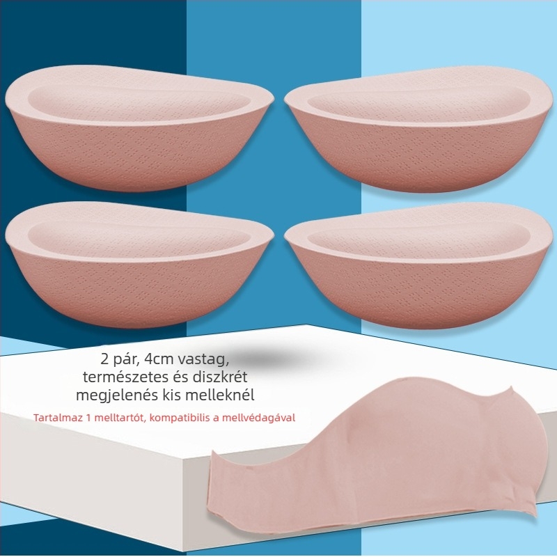 8 cm rendkívül vastag melltartó párna, levehető belső párna sportmelltartóhoz, vastagított