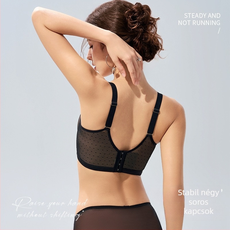 Pluszméretű női melltartó nagy mellekhez, alakformáló és tartást adó, push-up hatás, anti-lógás, könnyű nylon anyag