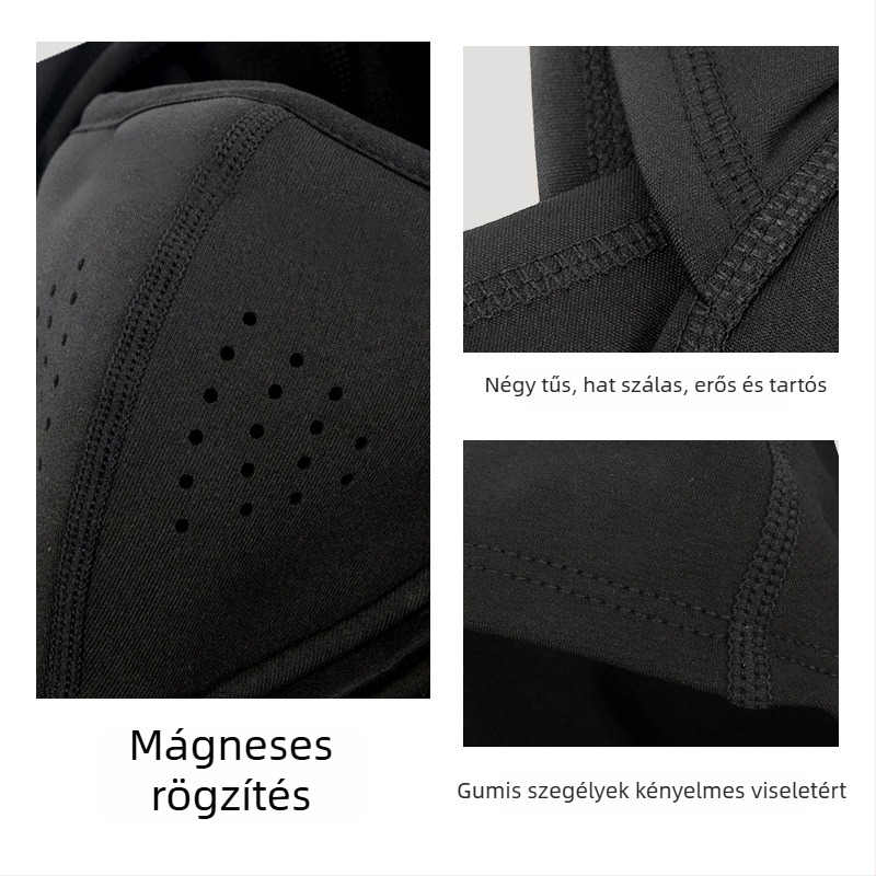 Mágneses símaszk arcfedő UV védelemmel, vízálló anyag, fleece béléssel, uniszex