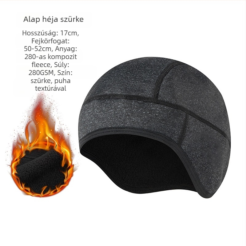 Mágneses símaszk arcfedő UV védelemmel, vízálló anyag, fleece béléssel, uniszex