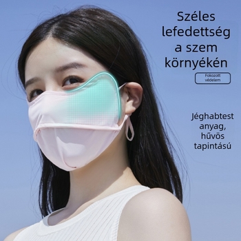 ACRUNU Teljes arc UV védő maszk vezetéshez és szabadban kerékpározáshoz – gyorsan száradó, légáteresztő nejlon anyag, UPF 40+, ultra könnyű