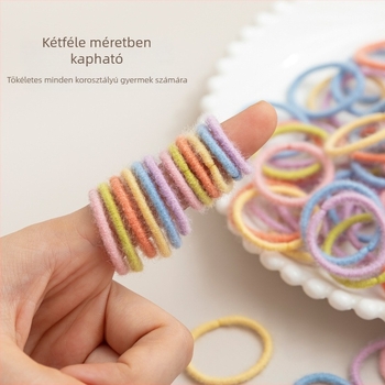 Kíméletes gumis hajpánt lányoknak, aranyos gyerekeknek való hajkiegészítő.