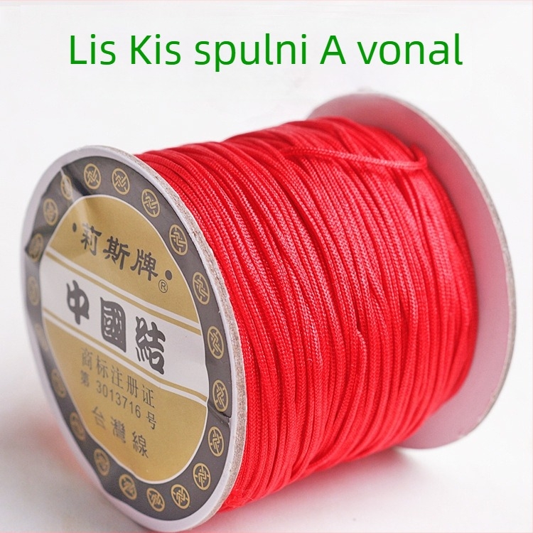1 mm nylon drót DIY ékszerkészítéshez – karkötők és nyakláncok
