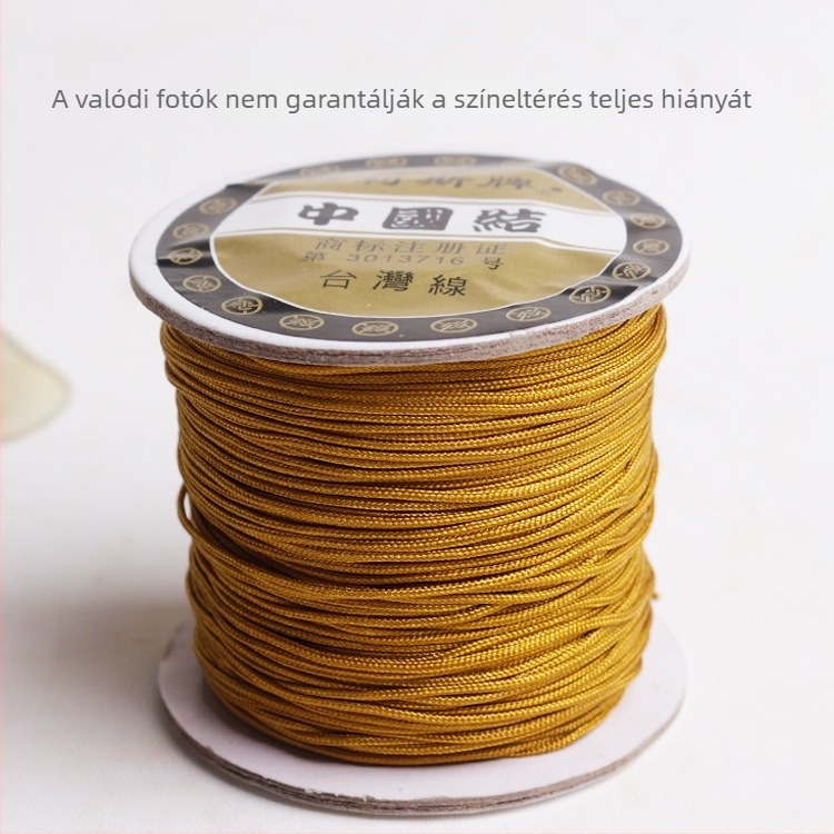 1 mm nylon drót DIY ékszerkészítéshez – karkötők és nyakláncok