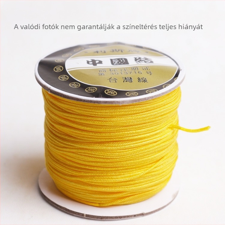 1 mm nylon drót DIY ékszerkészítéshez – karkötők és nyakláncok