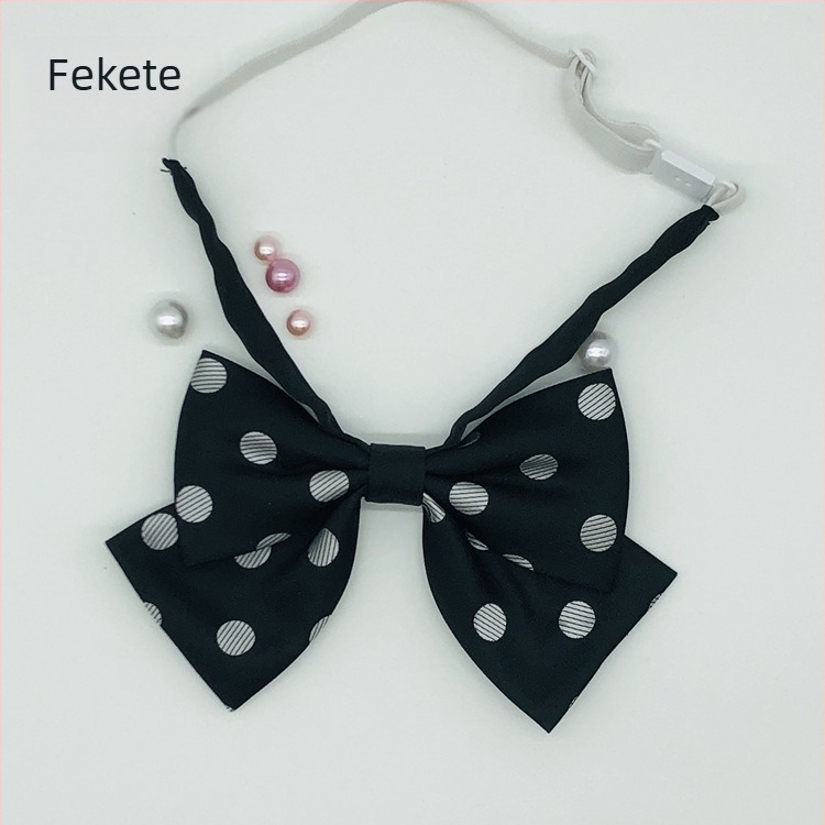 Pont mintás csokornyakkendő, jacquard műbőr, poliészter bélés