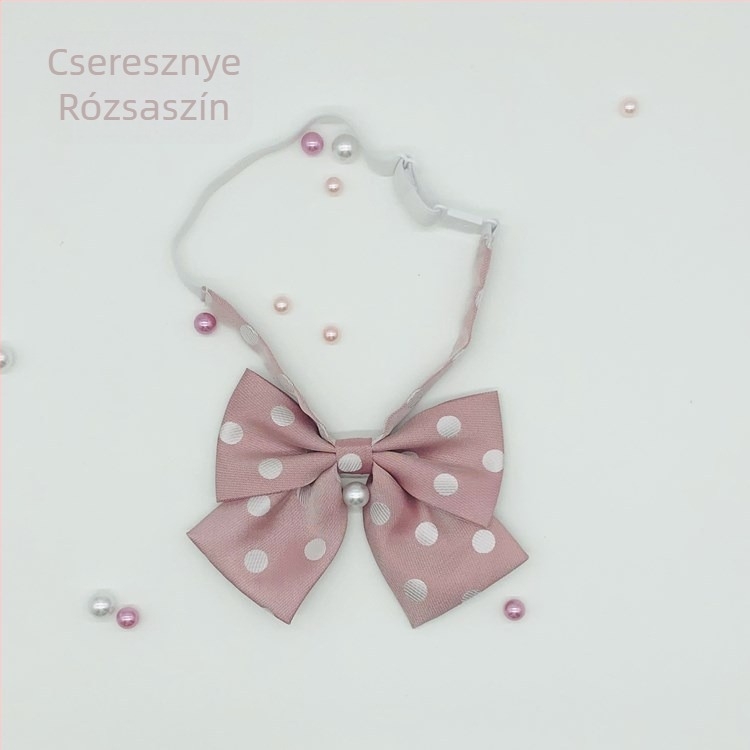 Pont mintás csokornyakkendő, jacquard műbőr, poliészter bélés