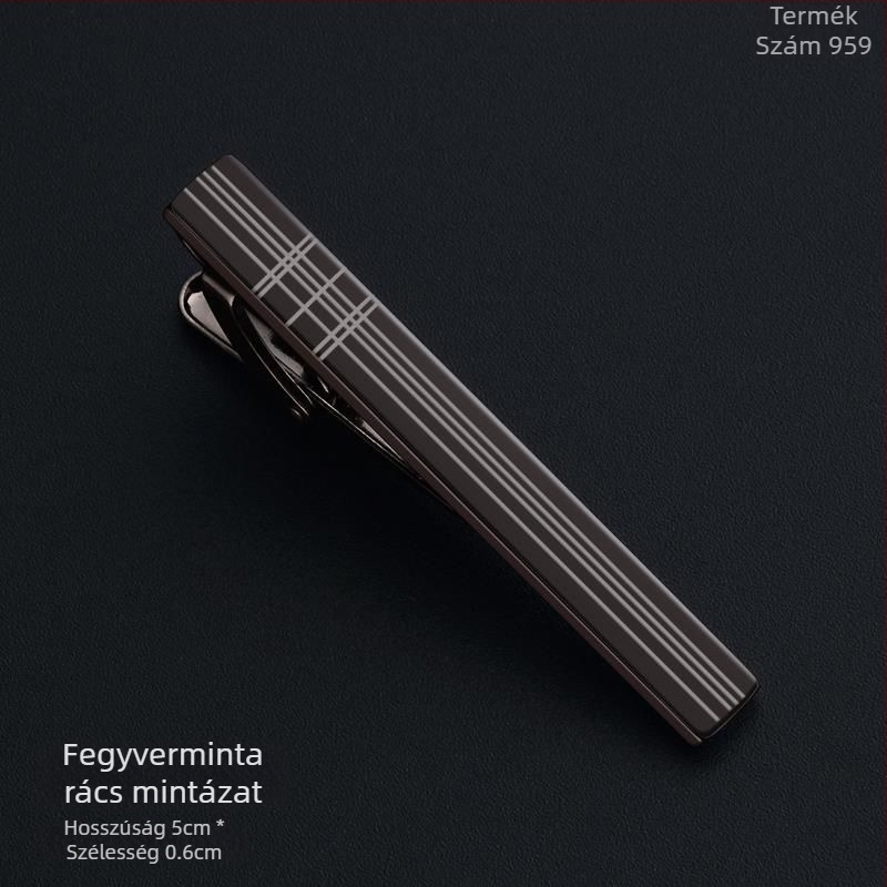 Agátból készült nyakkendőklip, konstellációs forma, gallérvirág dizájn