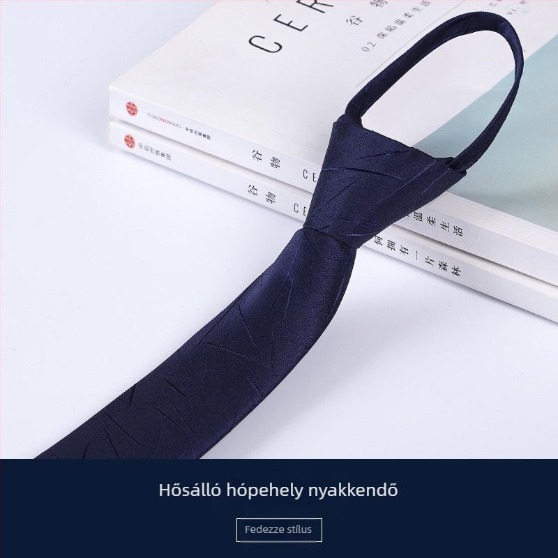 Nyakkendőcsipesz virágos díszítéssel, csomómentes stílus, személyre szabás nélkül, felnőtteknek