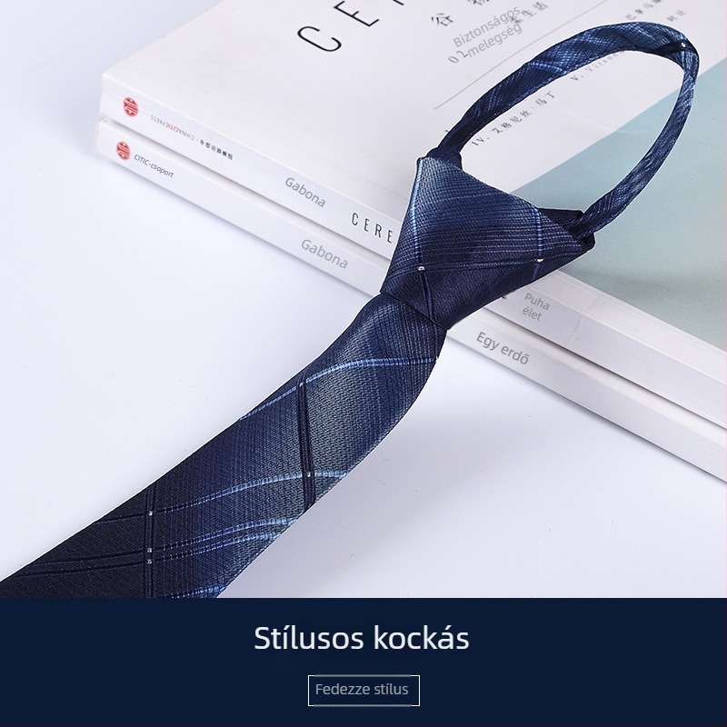Nyakkendőcsipesz virágos díszítéssel, csomómentes stílus, személyre szabás nélkül, felnőtteknek