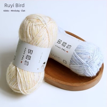 Ruyi Bird több színű puha fonal DIY kötéshez: lágy kevert fonal takarókhoz, horgolt párnákhoz és sálakhoz