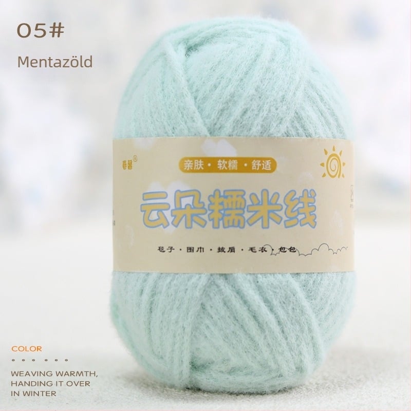 Kézi kötéshez való kevert fonal, finom sodrás, csoport fonal, Hebei eredet