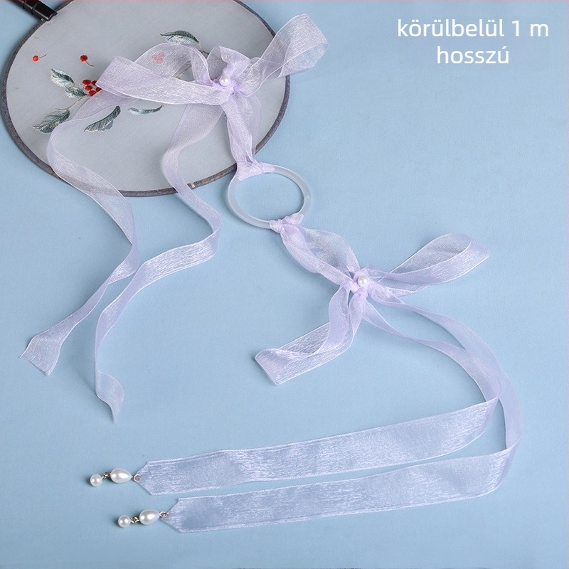 Hanfu öv, kézzel készített, női antik stílus, szövet