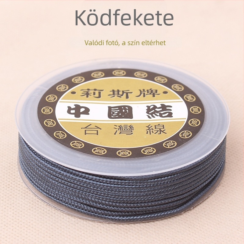 2 mm kézzel készített ékszerzsinór Jade medállal