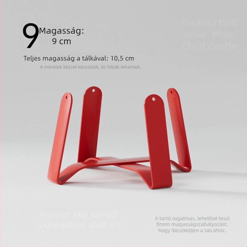Repülő tányér formájú kerámia macskatál tartóval, márka Sheng Hangsheng, kód Wl-041-dd, etetőeszköz macskáknak
