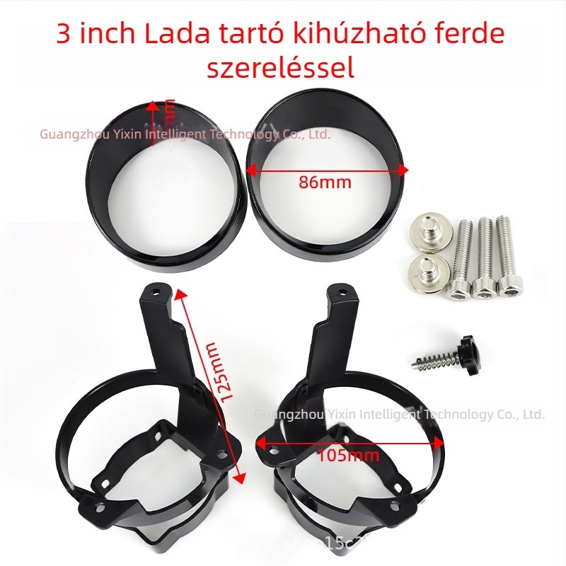 LED ködlámpa, 55W, 12-32V, 8000 lm, kompatibilis Honda, Toyota, Nissan, Ford, BMW, Audi