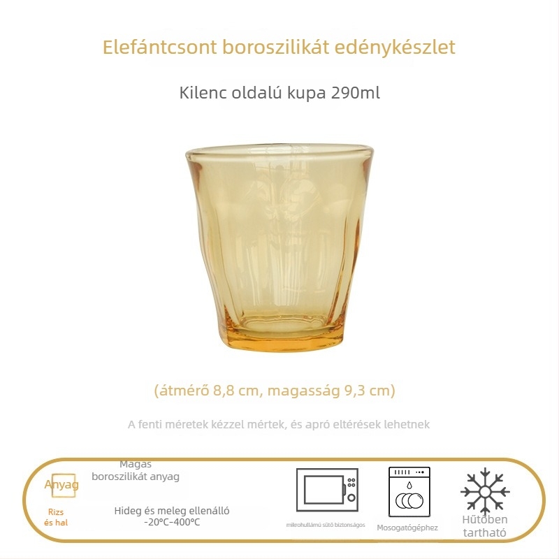 Üvegből készült étkészlet kettős fülű leveses tálakkal, magas hőálló boroszilikát üveg, könnyed luxus stílus, testreszabható, alkalmas gyermekeknek, diákoknak, várandós nőknek, felnőtteknek és időseknek