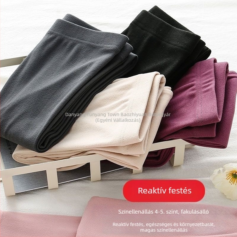 Őszi–téli női termikus leggings, karcsú fazon, fleece belső résszel, három rétegű, seamless