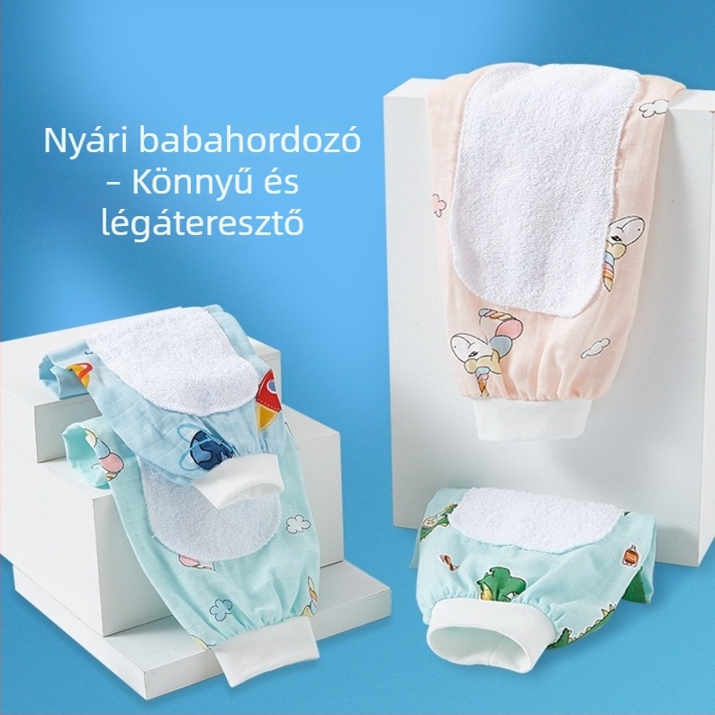 Szoptató karvédő párna a karra, nyári változat pamutból, újszülöttek számára