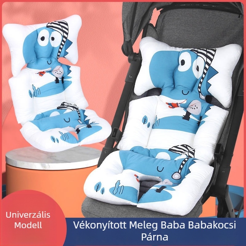 Baba kocsi ülés párna - pamut, testreszabható, 0–1 éveseknek, babáknak és gyerekeknek (Anyag: Pamut; Kor: 0–1 év; Testreszabhatóság: Igen)