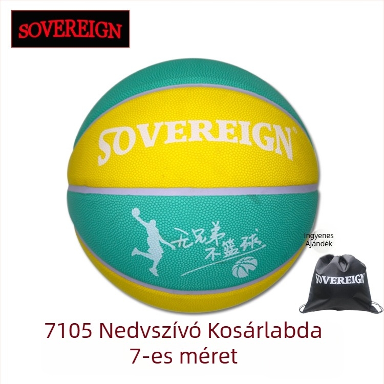 PU kosárlabda iskolai edzésre, méret 7, kopásálló és nedvszívó