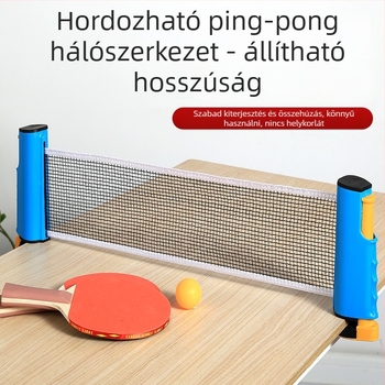 Asztalitenisz-állvány teleszkópos hálóval, ABS anyag, 1 kg, hordozható, kültéri használatra