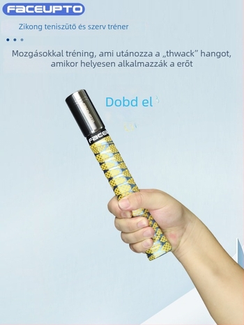 Teniszütés-edző eszköz mágneses vezérléssel és hangvisszajelzéssel — szimulálja a valódi ütés érzetét és javítja az ütési készségeket; Márka: Other; Eredet: Other; Kategória: Tenisz; Anyag: selyem virág