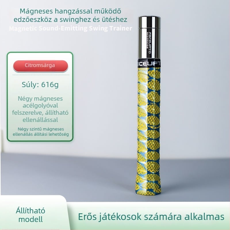 Teniszütés-edző eszköz mágneses vezérléssel és hangvisszajelzéssel — szimulálja a valódi ütés érzetét és javítja az ütési készségeket; Márka: Other; Eredet: Other; Kategória: Tenisz; Anyag: selyem virág
