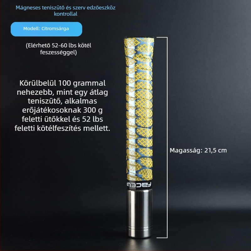 Teniszütés-edző eszköz mágneses vezérléssel és hangvisszajelzéssel — szimulálja a valódi ütés érzetét és javítja az ütési készségeket; Márka: Other; Eredet: Other; Kategória: Tenisz; Anyag: selyem virág