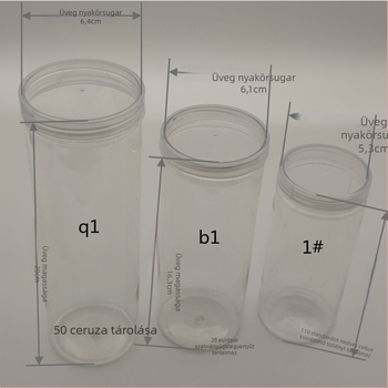 Műanyag edény fedővel toll- és ceruza tárolásához – 40 lyuk, anyag: TPE, tömeg: 25 g, termék kód F879TT89MJS6T7