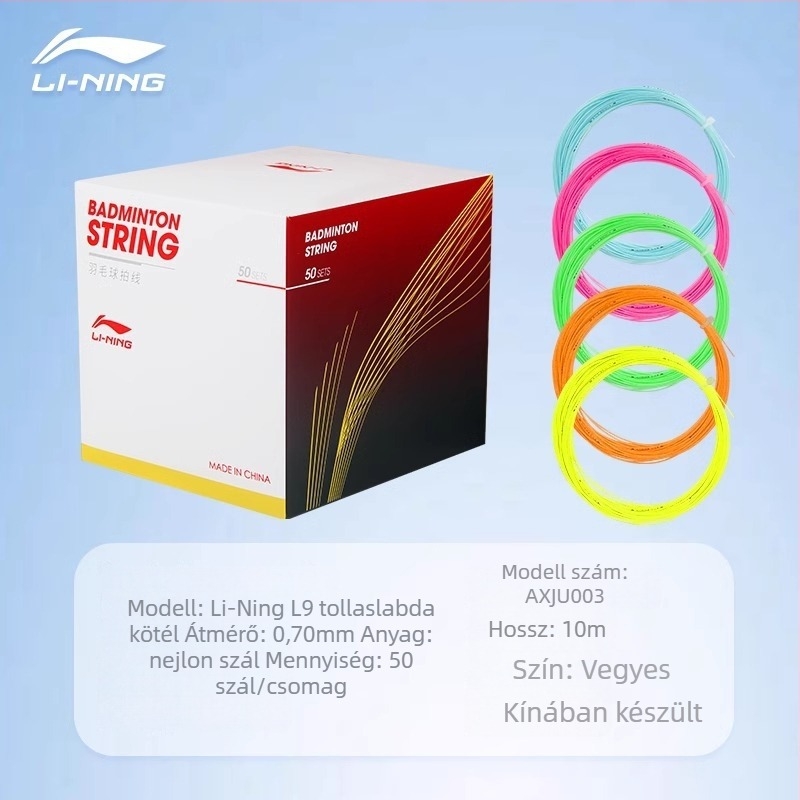 Li Ning tollaslabda ütőzsinór – nylon rost, magas rugalmasság, tartósság