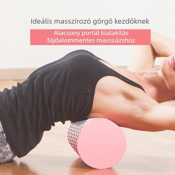 Szilárd hexagonális jógaoszlop habból – masszázs görgő Pilateshez – EVA anyag