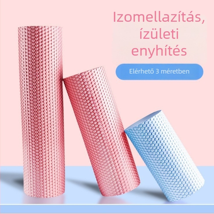 Szilárd hexagonális jógaoszlop habból – masszázs görgő Pilateshez – EVA anyag