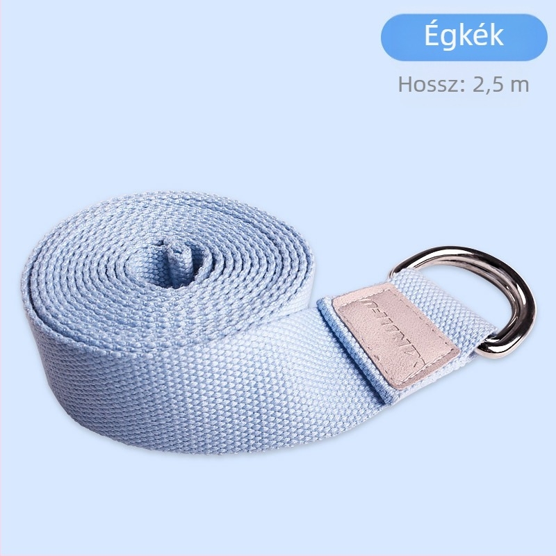 Jóga nyújtó heveder, tiszta pamut, Cool dust márka, edzésre és testépítésre, jóga kiegészítő termék