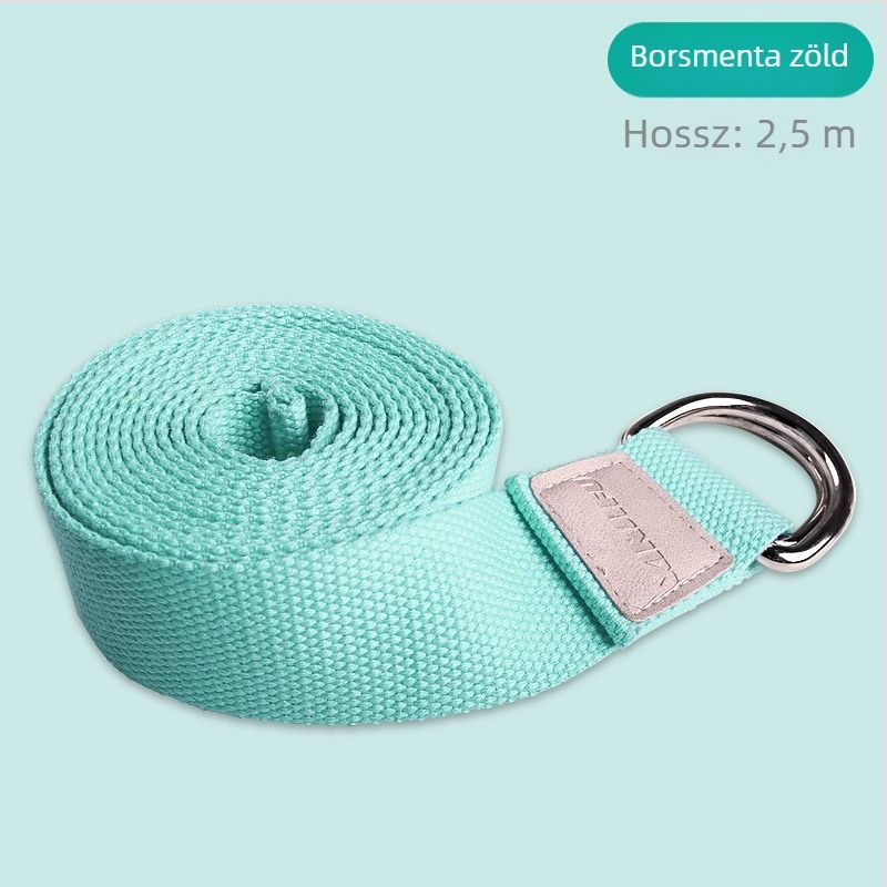 Jóga nyújtó heveder, tiszta pamut, Cool dust márka, edzésre és testépítésre, jóga kiegészítő termék