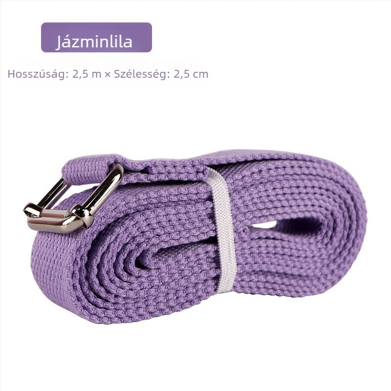 Jóga nyújtó heveder, tiszta pamut, Cool dust márka, edzésre és testépítésre, jóga kiegészítő termék