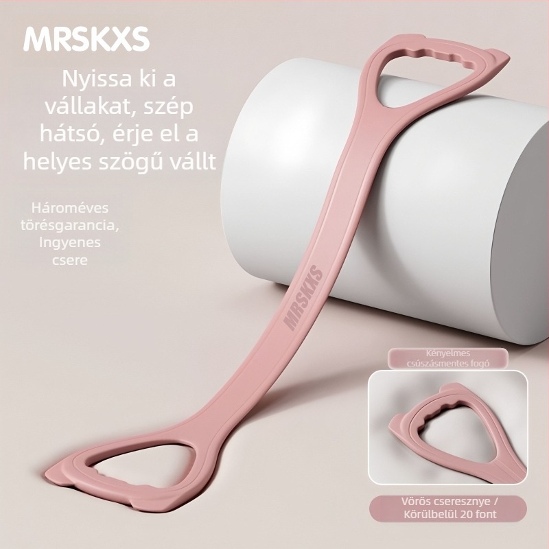 Macska-fülű nyolcas alakú ellenállástartó szilikonból, otthoni jóga és váll-edzés, karformálás és hátsó karcsúsítás