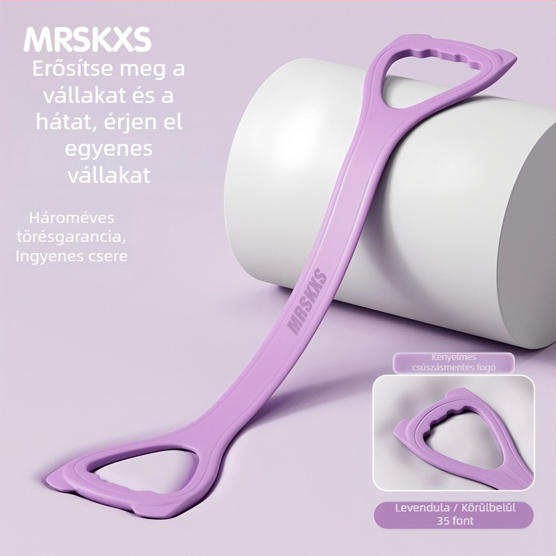 Macska-fülű nyolcas alakú ellenállástartó szilikonból, otthoni jóga és váll-edzés, karformálás és hátsó karcsúsítás
