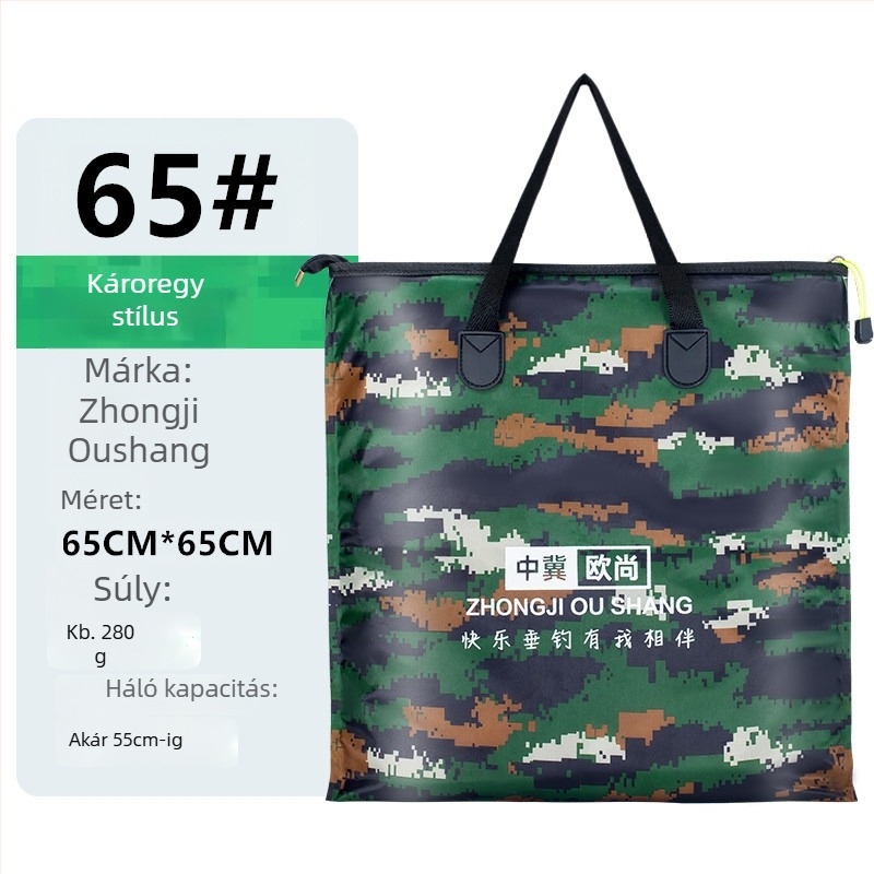 Halas táska horgászathoz – Többcélú összecsukható PVC tárolótáska