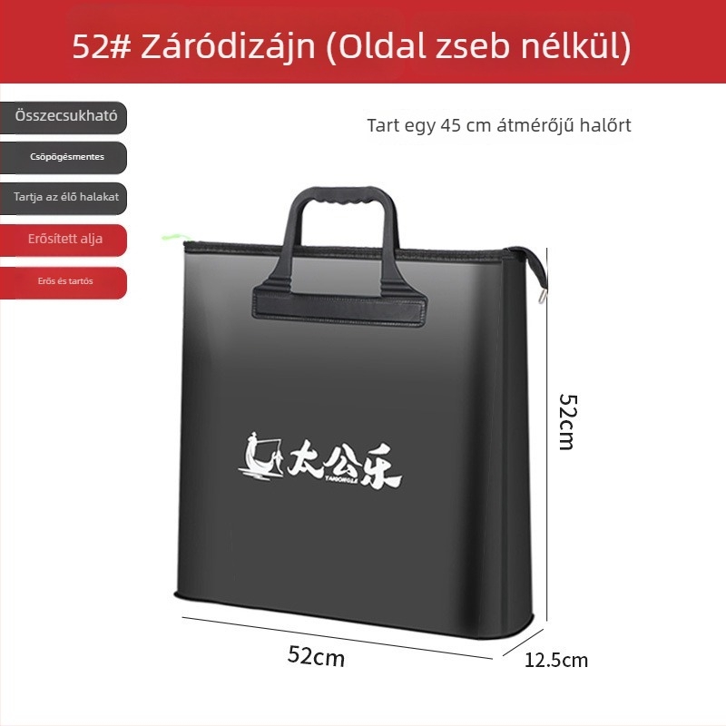 Wuzhe Élő Hal Táska — Vízálló, Többfunkciós Horgász Felszerelés Táska