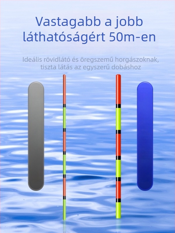 Vertikális sodrású úszó nano víz design minden vízre, teljes szem és vastag üreges farok, magas érzékenység, hosszú dobások