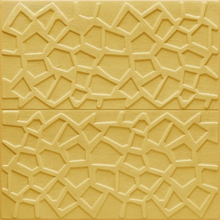 3D falmatrica a nappaliba – XPE anyag, öntapadós, vízálló, geometriai absztrakt minta, modern minimalist stílus