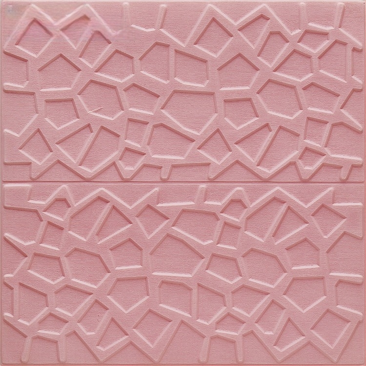 3D falmatrica a nappaliba – XPE anyag, öntapadós, vízálló, geometriai absztrakt minta, modern minimalist stílus