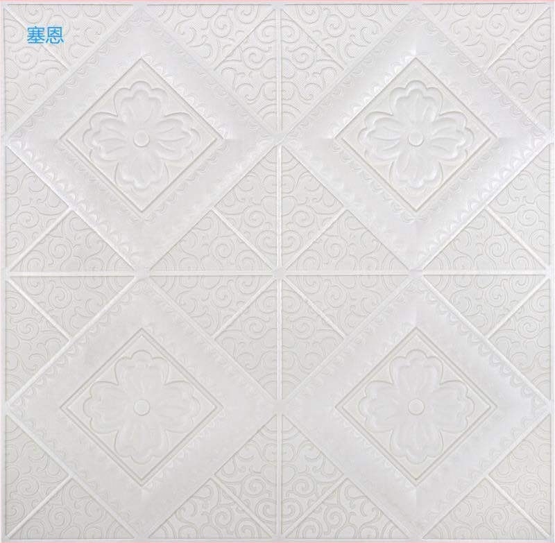 3D falmatrica a nappaliba – XPE anyag, öntapadós, vízálló, geometriai absztrakt minta, modern minimalist stílus