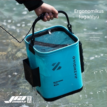 Good fishing összehajtható, hordozható élőhalas vödör EVA anyagból