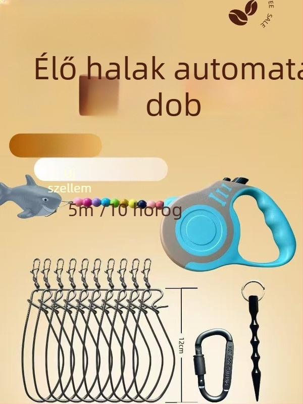 Cote rozsdamentes acél élőhalas záróeszköz horgászathoz acélsodronnyal