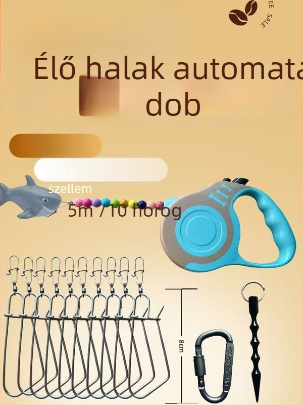 Cote rozsdamentes acél élőhalas záróeszköz horgászathoz acélsodronnyal
