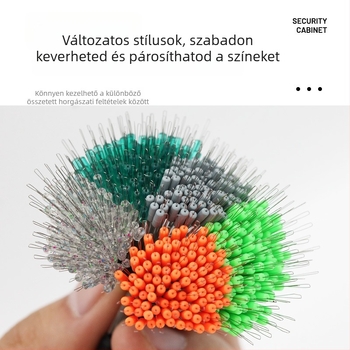 Szilikon horgász gyöngyök – anti-tekeredés, megerősítve fenekező horgászathoz (anyag: szilikon; csomag 100 darab)