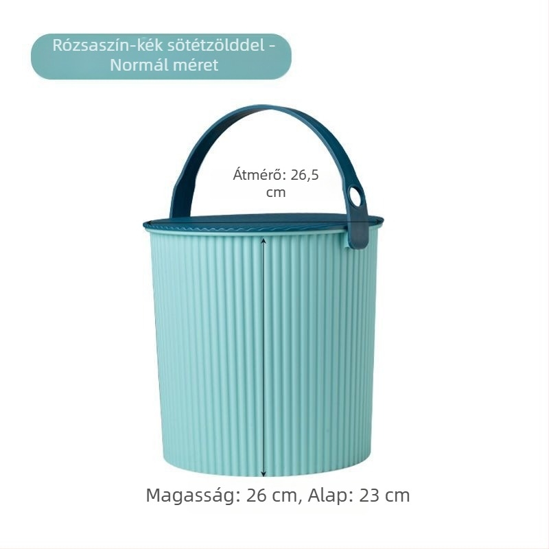 Műanyag vödörszék háztartási használatra – vastag ülés, hordozható, fürdőszobai tárolás, 1 kg